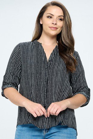 Earn Your Stripes Blouse